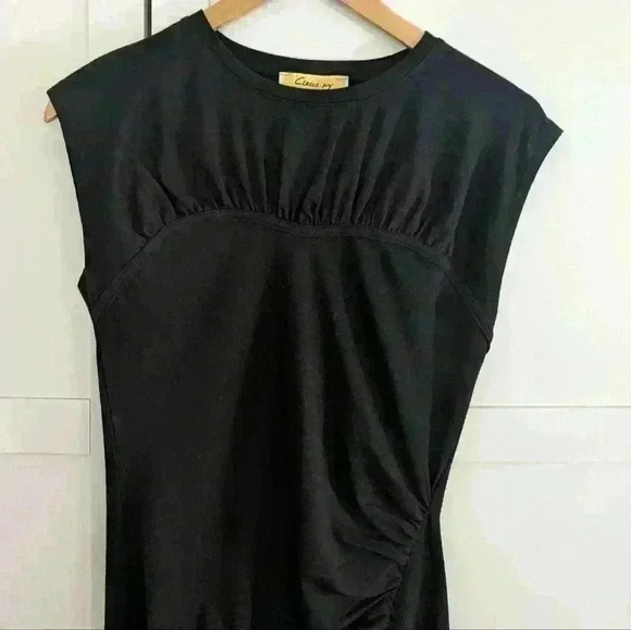 CIRCUS NY | Black Sleeveless Kendall Crewneck Bodycon Dress Size Small - Picture 4 of 7